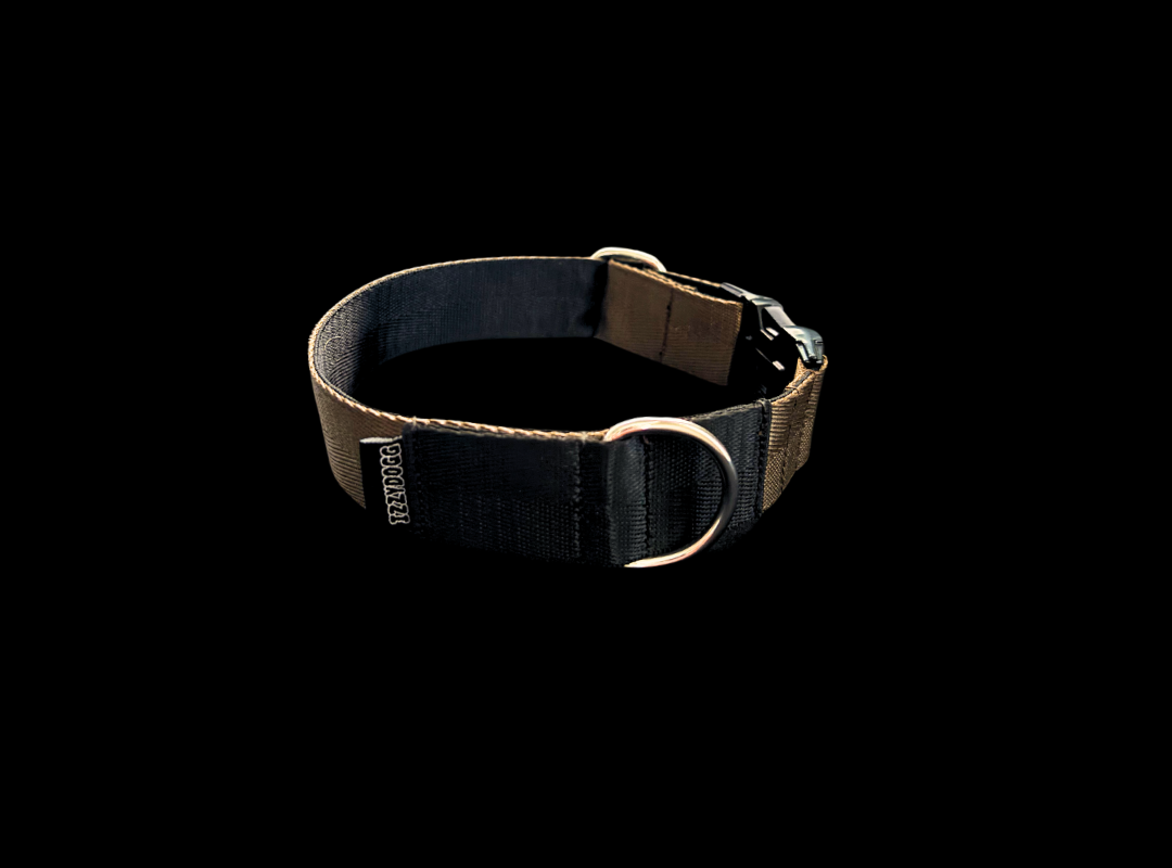 IZZYDOGG COLLAR BROWN BLACK