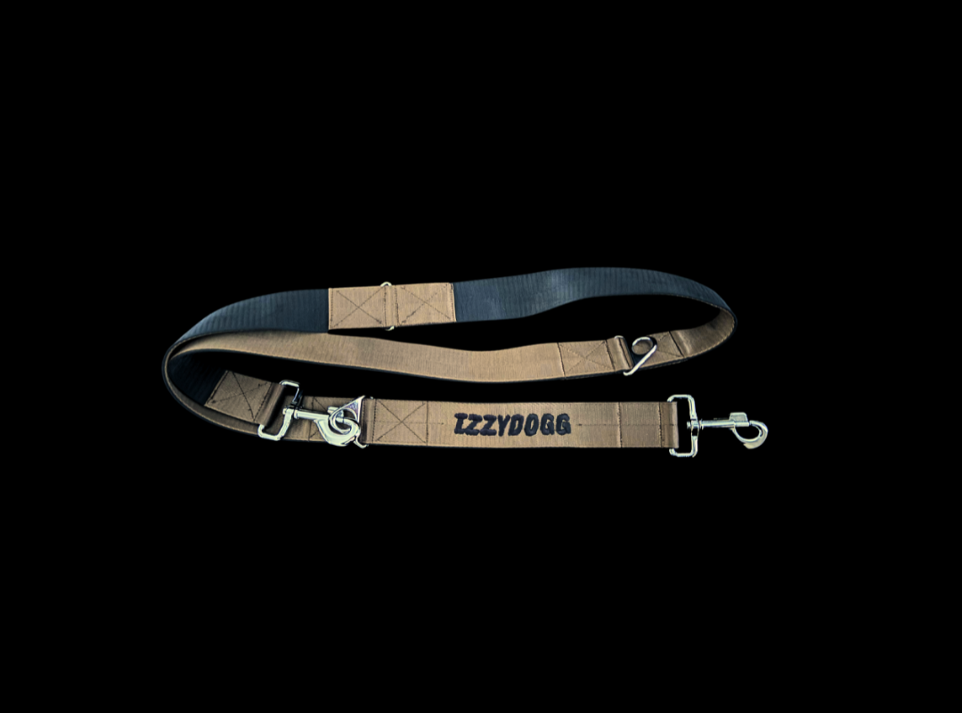 IZZYDOGG LEASH LEAD BROWN BLACK